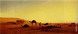 Famous Encampment Paintings - An Arab Encampment